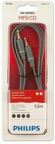 philips kabelis - Laidas 3.5mm-3.5mm 1.5m Philips SWA4522S - 2 nuotrauka