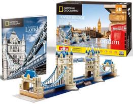 cubicfun 3d puzzle - CubicFun National Geographic London Tower Bridge 3D DS0978H - 2 nuotrauka