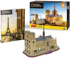cubicfun 3d puzzle - CubicFun National Geographic Notre Dame De Paris 3D DS0986H - 2 nuotrauka