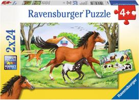 Ravensburger Puzzle World Of Horses 2x24pcs 088829
