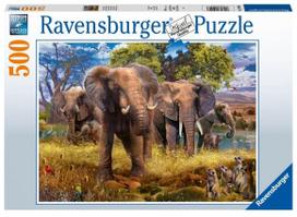 Ravensburger Puzzle Elephant Family 500pcs 15040