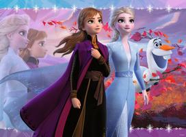 frozen puzzle - Ravensburger XXL Puzzle Frozen 2 Strong Sisters 100pcs 12868 - 2 nuotrauka