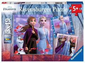 frozen puzzle - Ravensburger Puzzle Frozen 2 The Journey Starts 3x49pcs 05011 - 1 nuotrauka