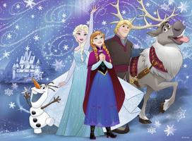 frozen puzzle - Ravensburger XXL Puzzle Disney Frozen Glittery Snow 100pcs 13610 - 2 nuotrauka