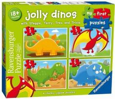 Ravensburger Puzzle Jolly Dinos 4in1 07289