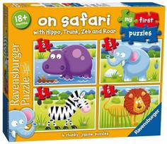 Ravensburger Puzzle On Safari 4in1 07301