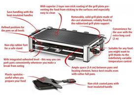 raclette - Rommelsbacher Raclette RCC 1500 - 7 nuotrauka