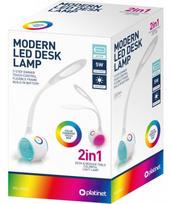 stalines lempos staliukas - Platinet PDL20 Desk Lamp 5W 2in1 White - 5 nuotrauka