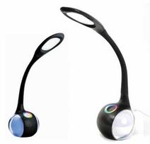 juoda stalo lempa - Platinet PDL20 Desk Lamp 7W 2in1 Black - 2 nuotrauka