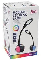juoda stalo lempa - Platinet PDL20 Desk Lamp 7W 2in1 Black - 4 nuotrauka