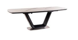 pigu lt valgomojo stalai - Valgomojo stalas Signal Meble Armani White/Black Matt, 2200x900x760 mm - 2 nuotrauka