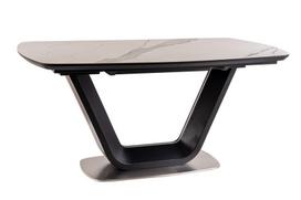 pigu lt valgomojo stalai - Valgomojo stalas Signal Meble Armani White/Black Matt, 2200x900x760 mm - 3 nuotrauka