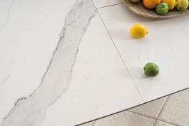 pigu lt valgomojo stalai - Valgomojo stalas Signal Meble Armani White/Black Matt, 2200x900x760 mm - 6 nuotrauka