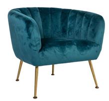 Fotelis Home4you Tucker Sea Blue, 78x71x69 cm