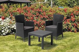 lauko baldai senukai - Keter Salvador Balcony Set Grey - 2 nuotrauka