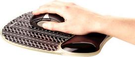 mouse pad gel - Fellowes Photo Gel Mousepad Wrist Support Black - 2 nuotrauka