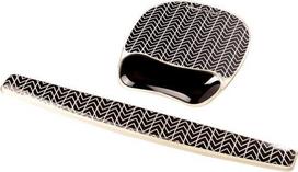 mouse pad gel - Fellowes Photo Gel Mousepad Wrist Support Black - 3 nuotrauka