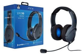 ps4 ausines - PDP Gaming LVL50 Wired PS4 Gray (Pilkos) - 10 nuotrauka