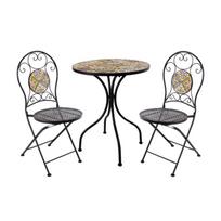ermitazas stalai - Home4you Morocco Balcony Furniture Set Mosaic - 1 nuotrauka