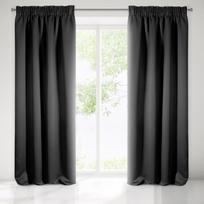 Užuolaida Logan Blackout juoda/juosta, 135x270 cm