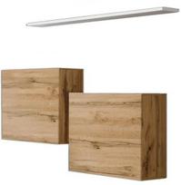 ASM Switch SB I Hanging Cabinet/Shelf Set Wotan/White Matt