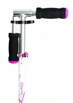 paspirtukas scooter - Vaikiškas paspirtukas Muuwmi Aluminium Scooter Pink/White - 2 nuotrauka