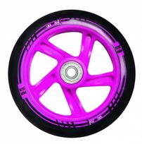 paspirtukas scooter - Vaikiškas paspirtukas Muuwmi Aluminium Scooter Pink/White - 3 nuotrauka