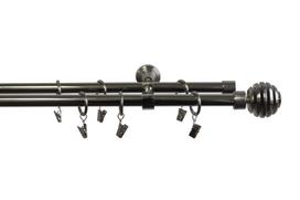 dviguba karnizas - Dvigubo karnizo komplektas Domoletti F511252, 180 cm, Ø 16 mm - 2 nuotrauka
