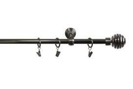 karnizas 240 - Viengubo karnizo komplektas Domoletti F511252, 240 cm, Ø 16 mm - 2 nuotrauka