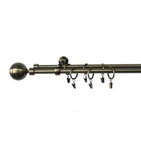 dviguba karnizas - Dvigubo karnizo komplektas Domoletti LK1817/III, 300 cm, Ø 19 mm - 2 nuotrauka