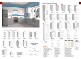 spinteles virsutines - Halmar Upper Cabinet Vento G-60/72 White/Light Grey - 3 nuotrauka