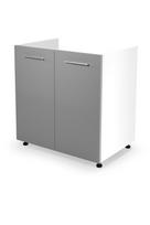 Halmar Kitchen Bottom Cabinet Under The Sink Vento DK-80/82 Light Grey