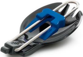 turistinis saukstas - GSi Outdoors Folding Foon Grey/Blue - 2 nuotrauka