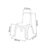 vaikiskas fotelis - Keter Kids Chair Pink - 2 nuotrauka