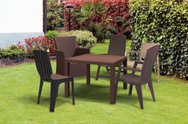 keter stalas - Lauko stalas Keter Melody Brown, 95 x 95 x 74 cm - 2 nuotrauka