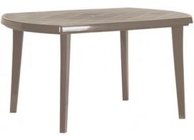 keter stalas - Lauko stalas Keter Elise Beige, 137 x 90 x 73 cm - 1 nuotrauka