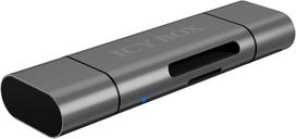 sd card usb c reader - RaidSonic IB-CR200-C USB 2.0 Card Reader - 1 nuotrauka