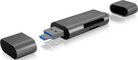 sd card usb c reader - RaidSonic IB-CR200-C USB 2.0 Card Reader - 2 nuotrauka