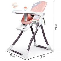 feeding chair - EcoToys Feeding Chair Pink - 7 nuotrauka