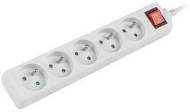 power cable 3.5 - Lanberg Power Strip 3m White PS1-05E-0300-W - 3 nuotrauka