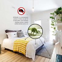 apsauga nuo dulkiu erkuciu -  MITELESS HOME ultragarsinė apsauga nuo dulkių erkučių, 1 vnt. - 5 nuotrauka