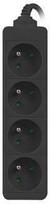 ilgintuvas 1,5m - Lanberg Power Strip 1.5m Black PS0-04E-0150-BK - 2 nuotrauka