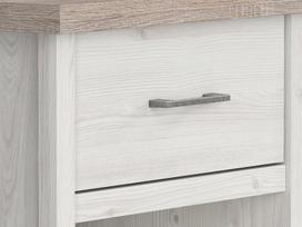 azuolo 141 - Rašomasis stalas Black Red White Luca Juzi Sibiu Larch/Sonoma Oak - 4 nuotrauka