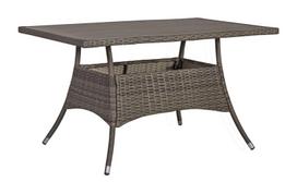 metalinis stalas laukui - Lauko stalas Home4you Paloma Brown/Grey, 150 x 83 x 72.5 cm - 1 nuotrauka