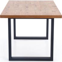 isskleidziamas stalas 90 - Halmar Extension Table Perez Light Oak/Black - 3 nuotrauka
