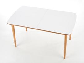prailginamas valgomojo stalas - Halmar Extension Table Barret White Matt/Oak - 3 nuotrauka