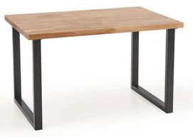 Halmar Table Radus 160 Solid Wood Oak/Black
