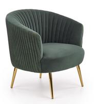 Halmar Armchair Crown Dark Green