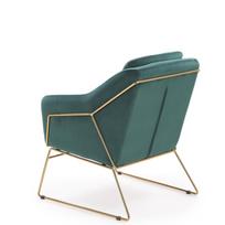 darbain - Fotelis Halmar Soft 3 Dark Green/Gold, 69x76x81 cm - 7 nuotrauka