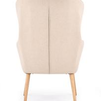 fotelis smelio spalvos - Fotelis Halmar Cotto Beige, 76x73x99 cm - 3 nuotrauka